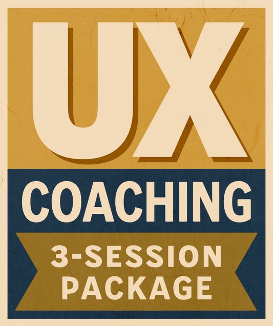 UX Career Coaching - 3-session package with discount