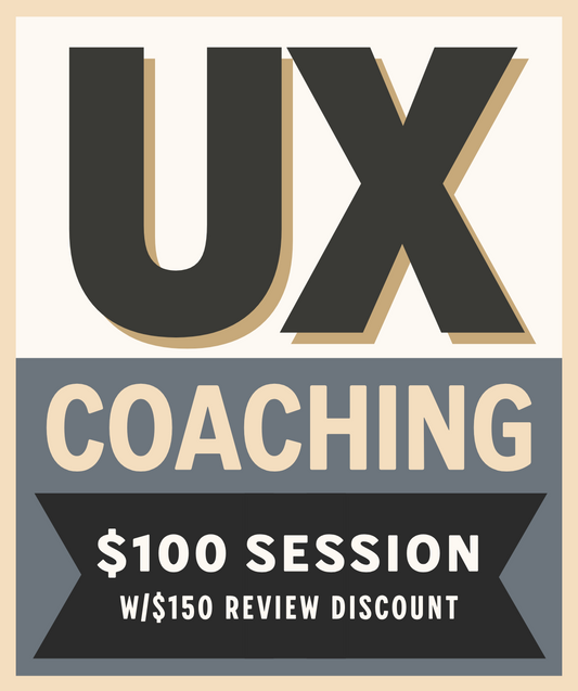UX Career Coaching - Follow-up Session ($100)